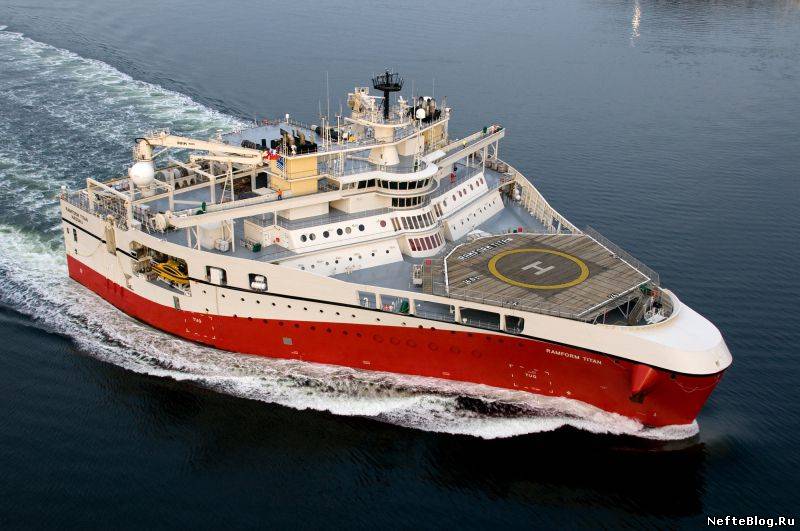 Seismic Survey Ship - сейсморазведочное судно